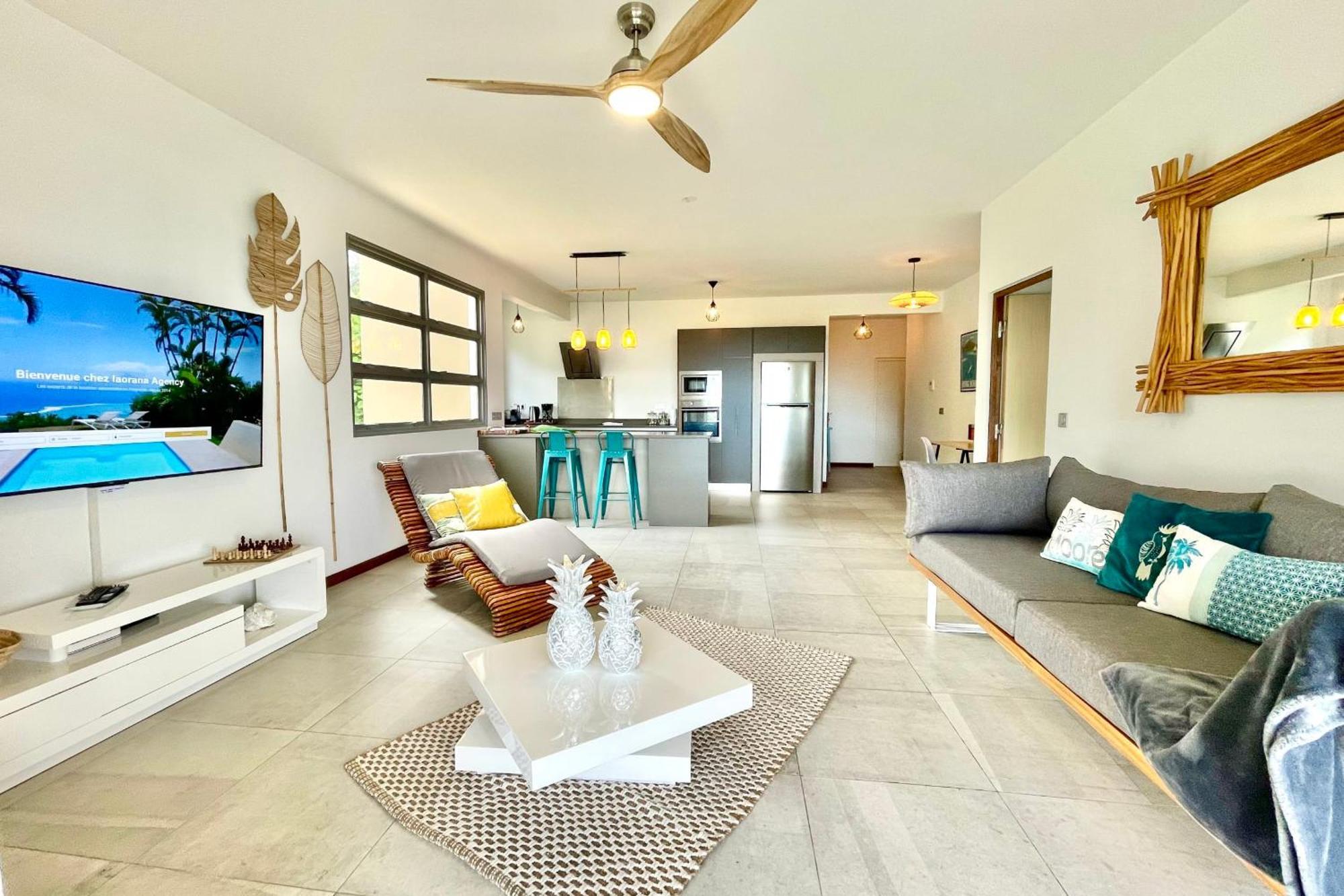 Manuia Luxury Apartment - Tahiti Punaauia -Wi-Fi Netflix Pool & Gym Extérieur photo